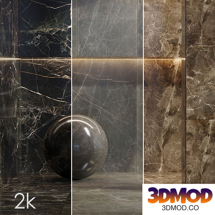 Caesar Set 26 - Marble BUNDLE - 4 types: Emperador, Graphite, Nero
