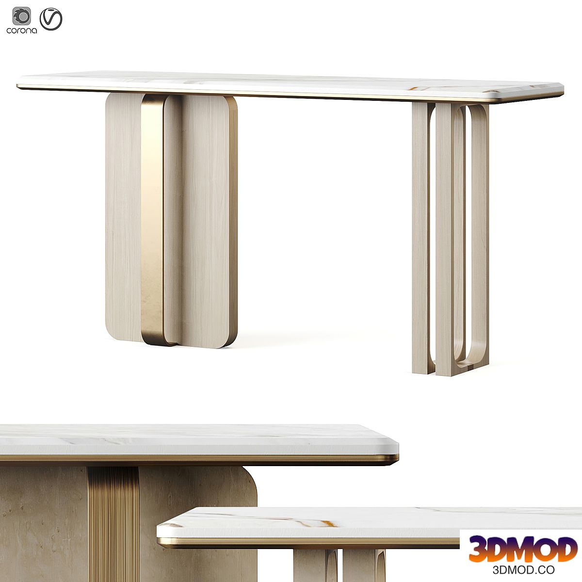 Ana Roque BLOCK Console Table