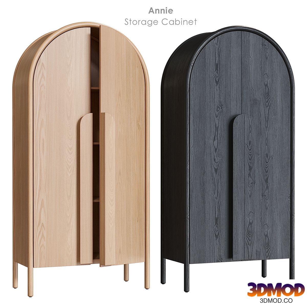Annie Natural Storage Cabinet