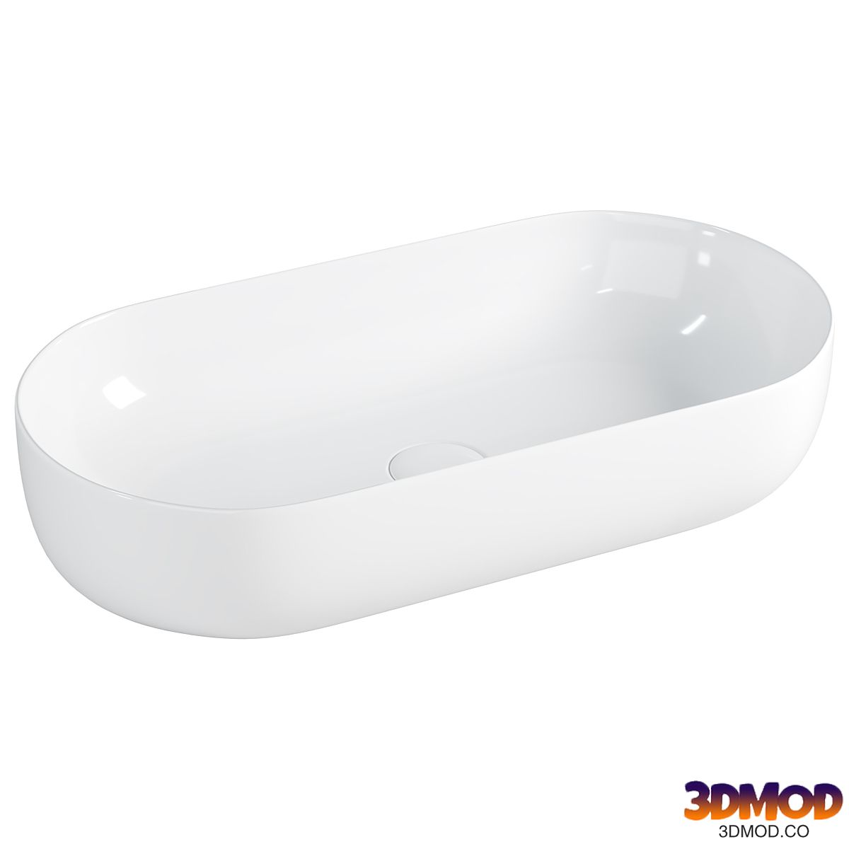 Bowl washbasin Ceramica Nova Element 68 CN5022 White