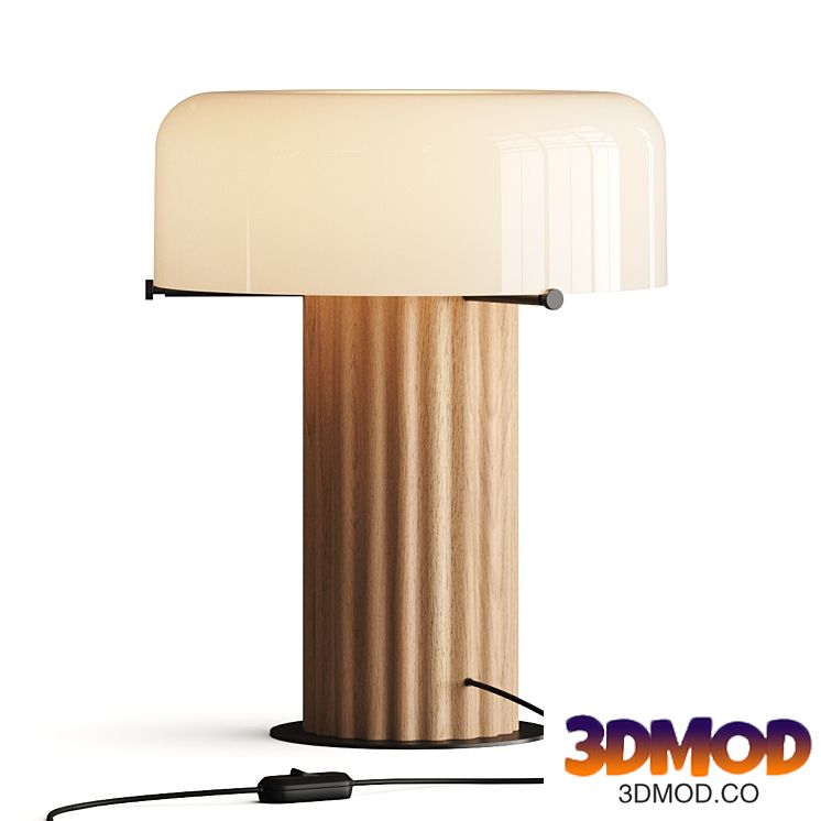 West Elm Linus Fluted Table Lamp