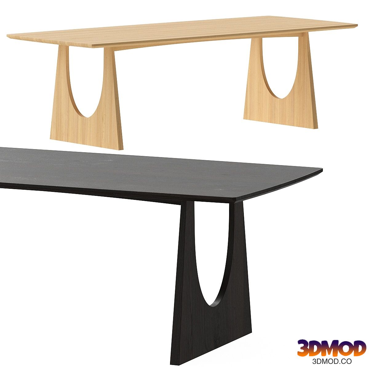 ETHNICRAFT Geometric Dining Table