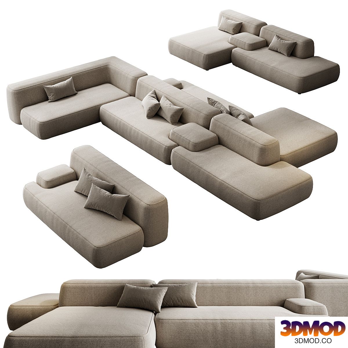 Modular sofa Lema Cloud