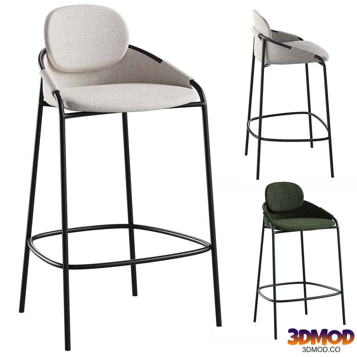 Bar stool Claudio