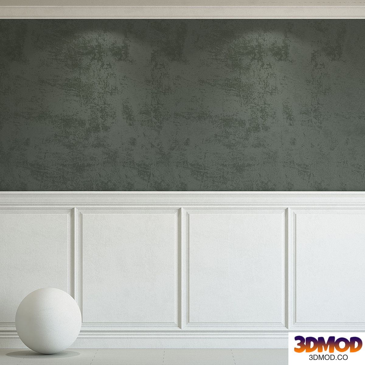 Decorative plaster with molding 249