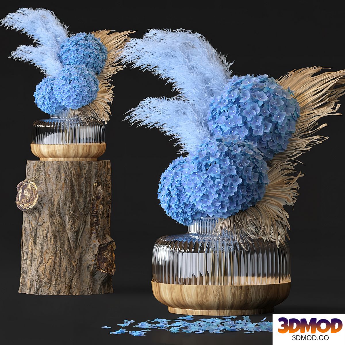 Hydrangea Flower Set-06