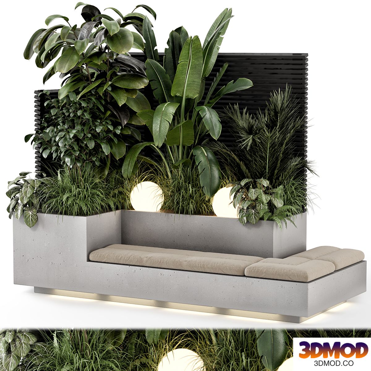 Backyard and Landscape Set Bush and Tree - Set 1210
