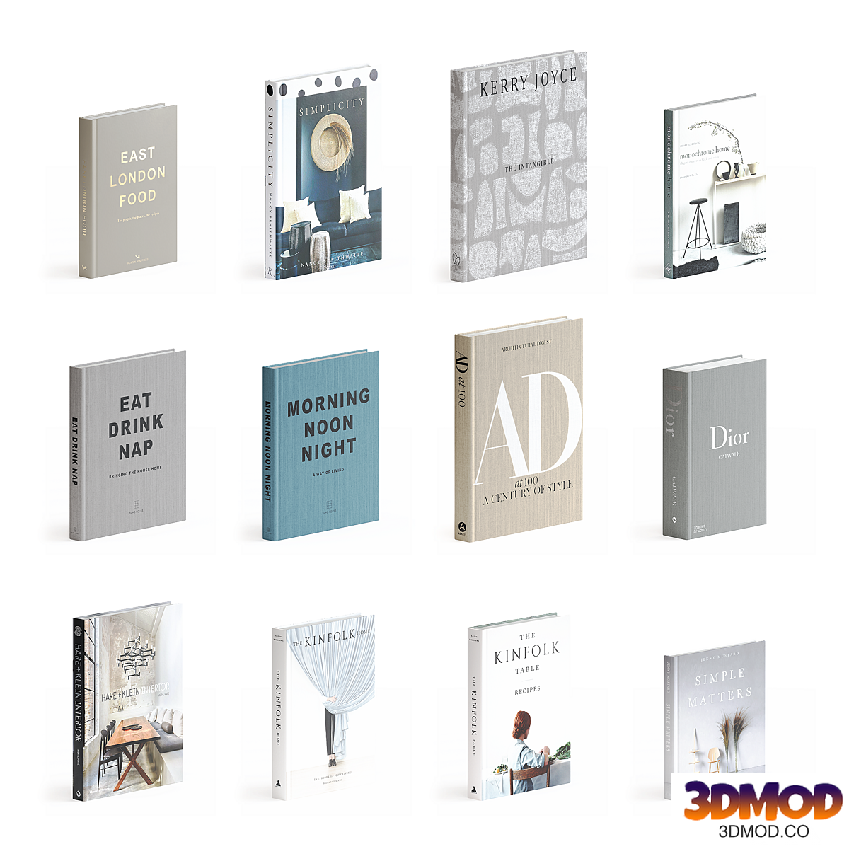 A set of books. Coffee Table Book Set 03