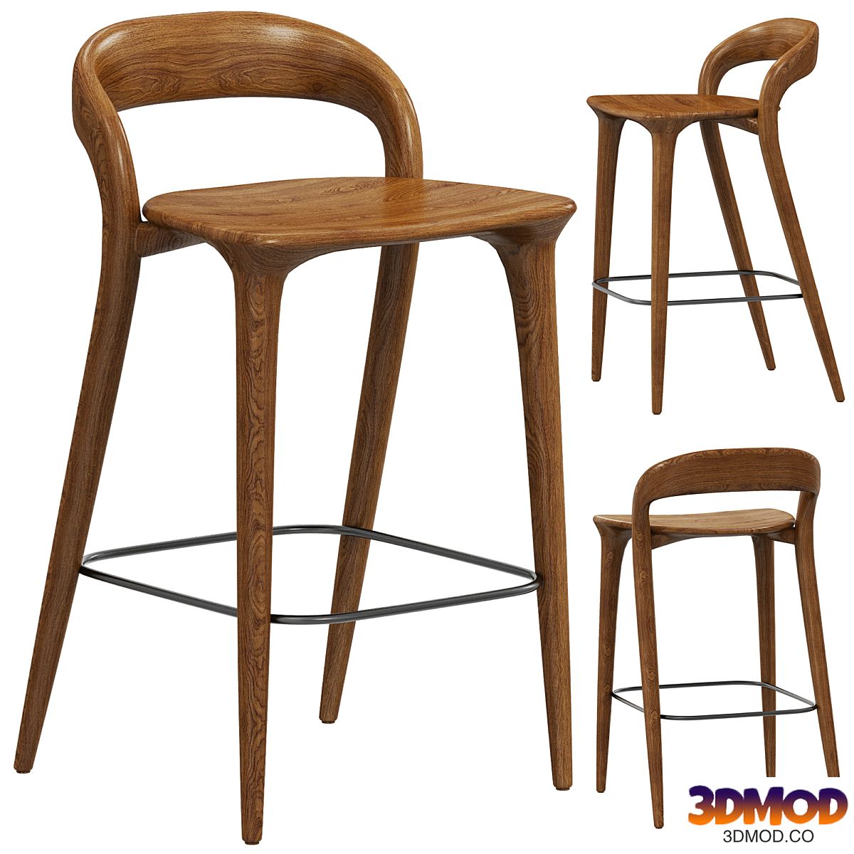 Deephouse semi-bar chair Lugano