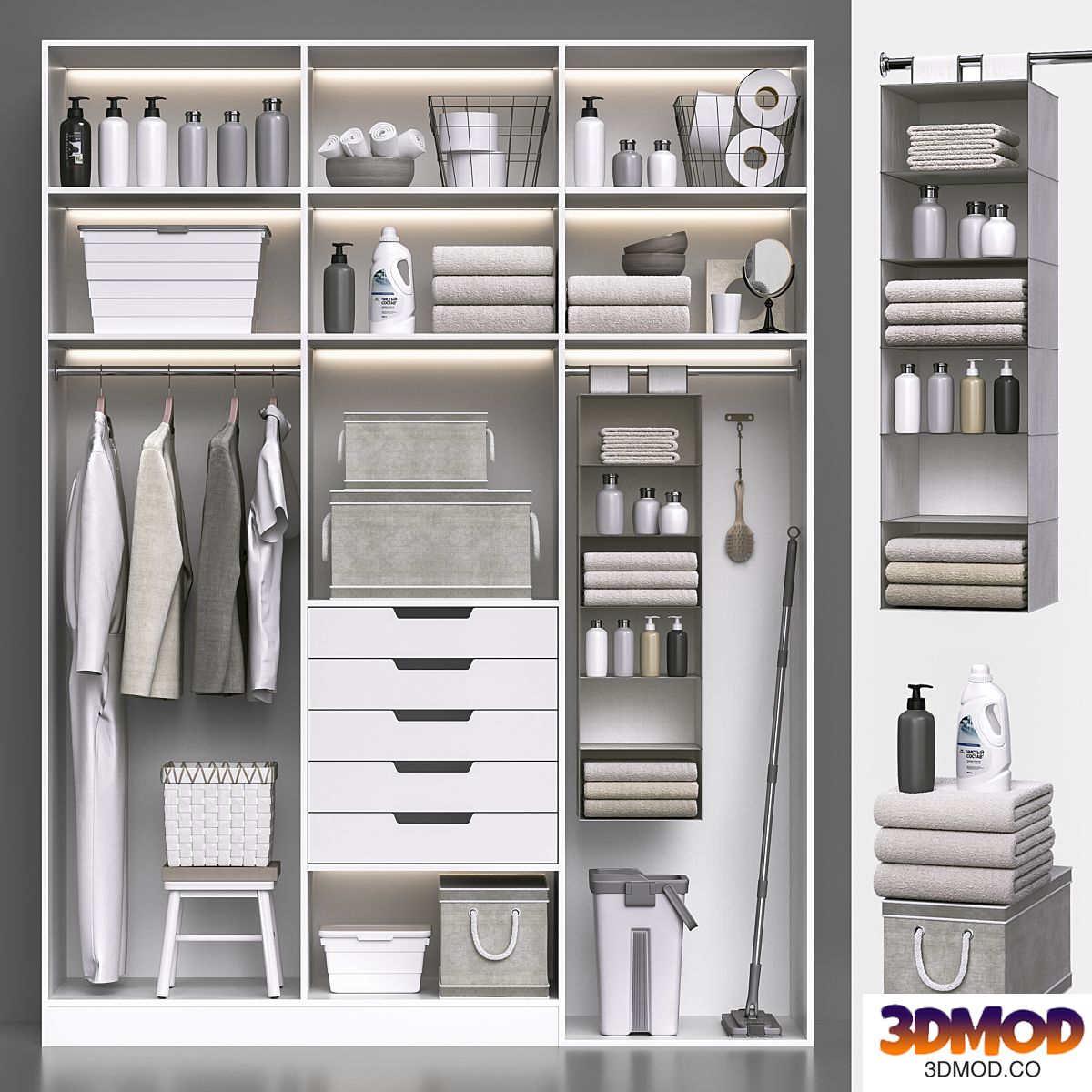 Laundry and bath cabinet 3