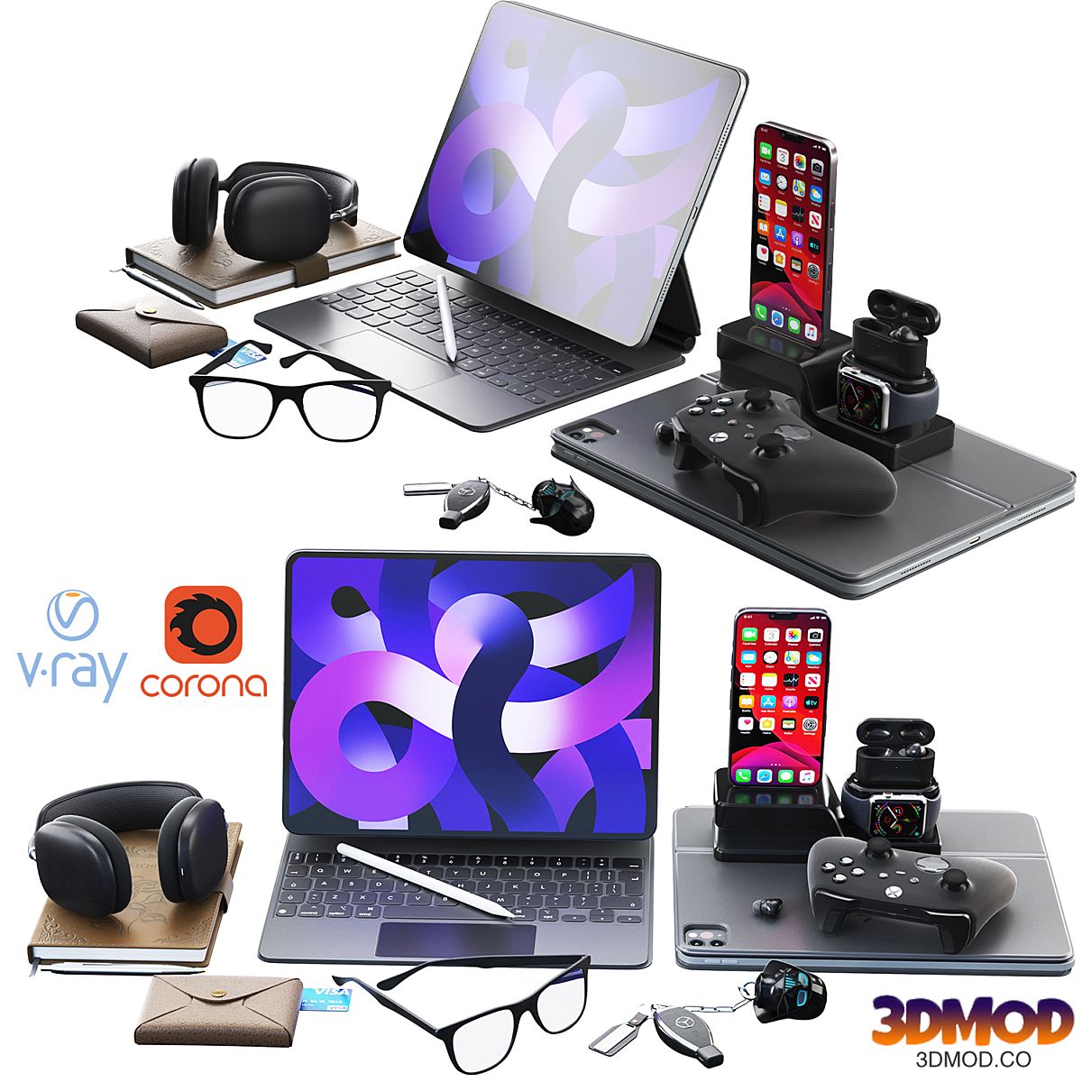 Workspace Composition / Apple Set