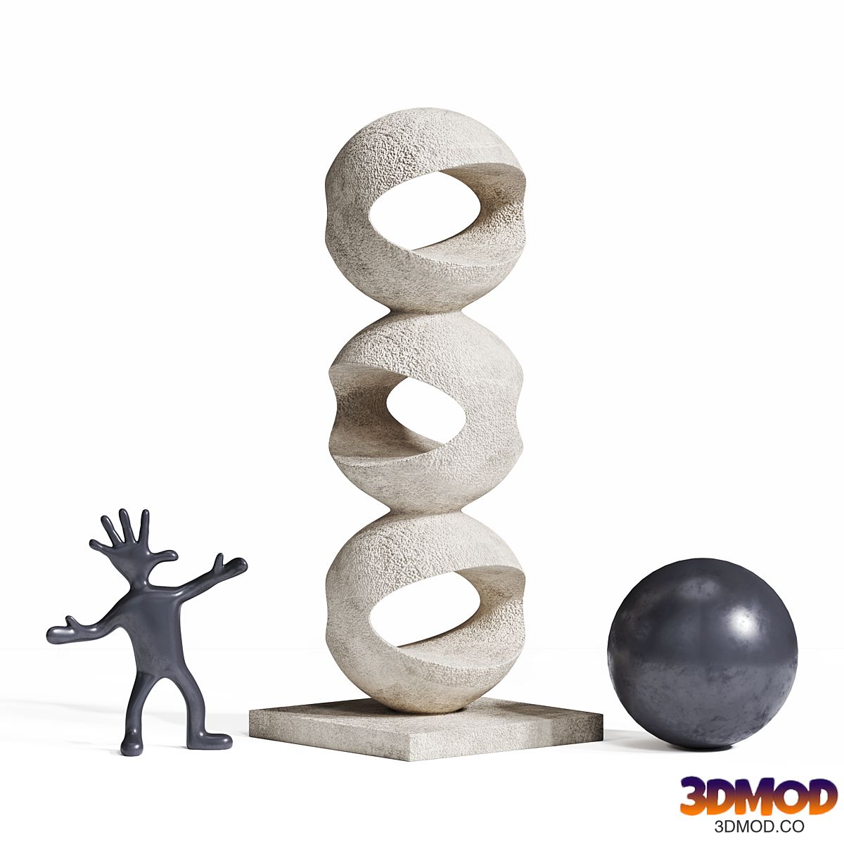 Endless ball ornament sculpture