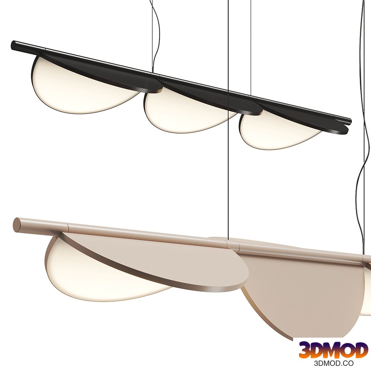 Flos Almendra S3 Linear Pendant Lamp