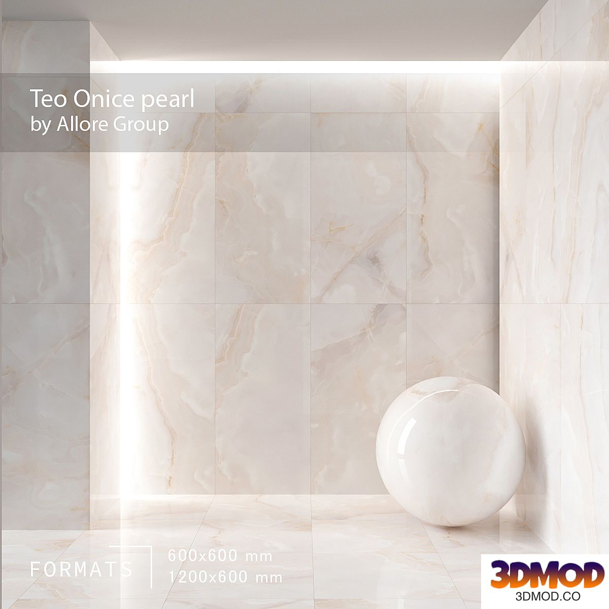 Teo Onice pearl Floor/Wall Tile