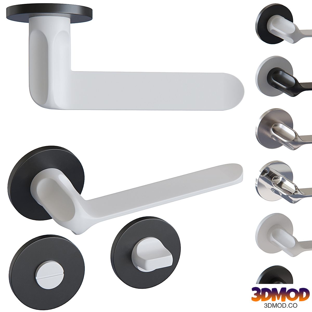 Door handle MM80 by Mandelli