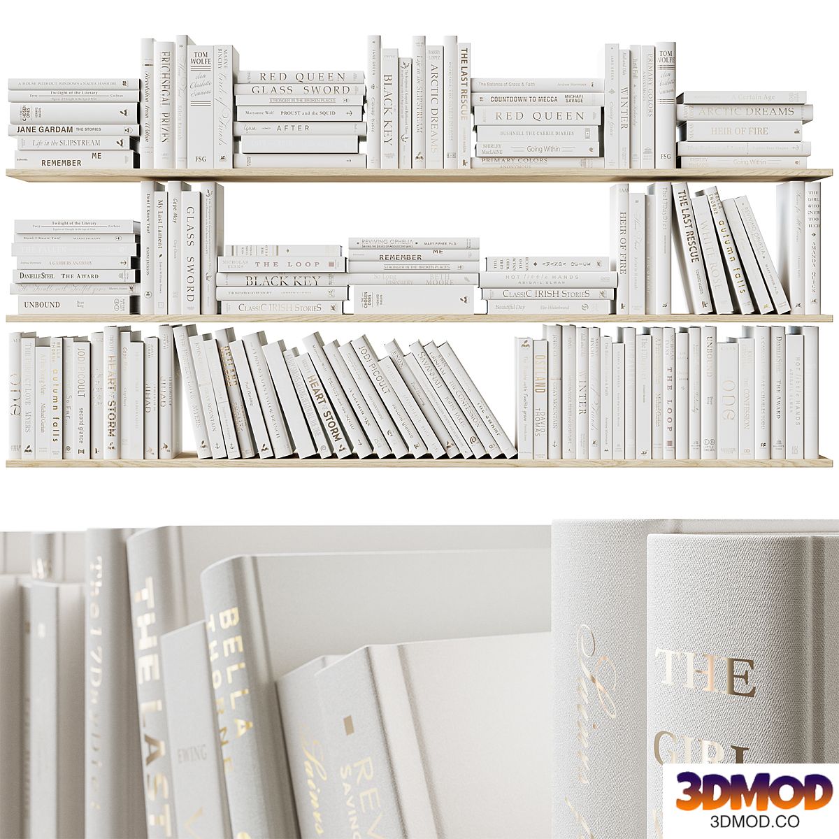 Set of books Books Beige_1