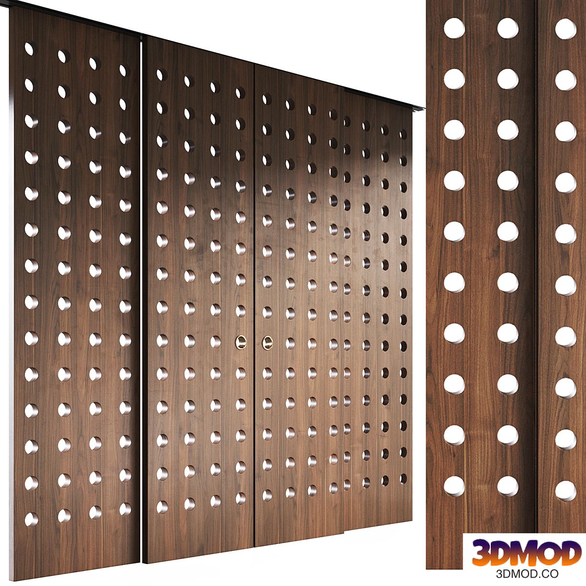 Decorative sliding partition Mobius