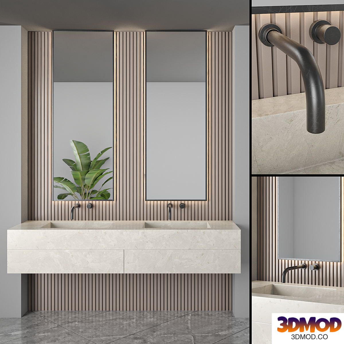Bathroom furniture set 52