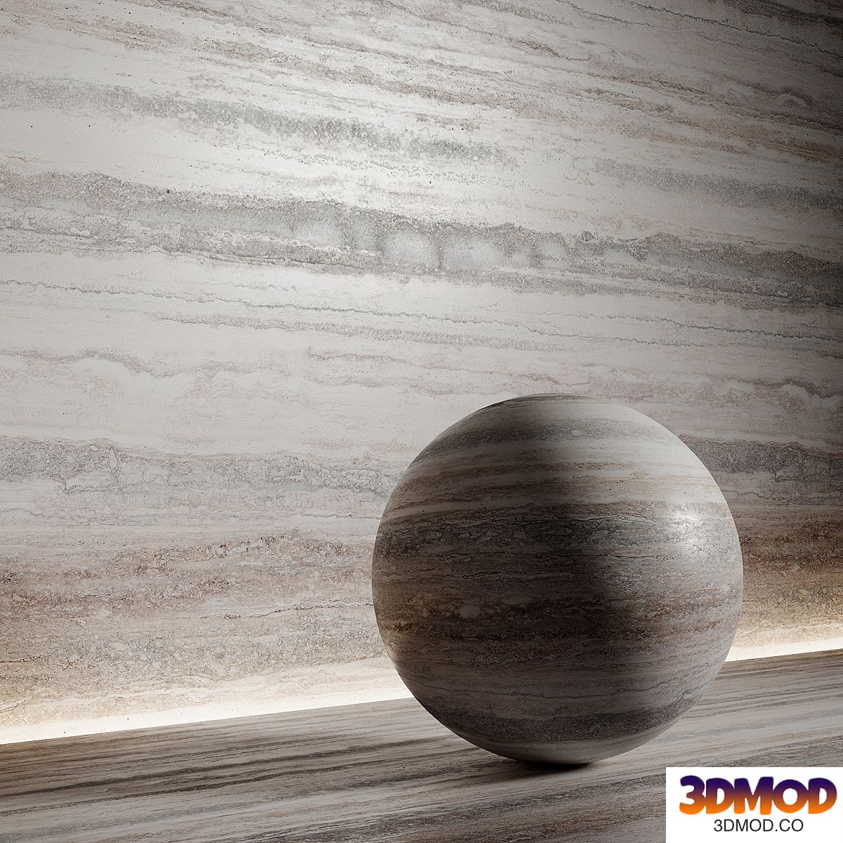 Stone material, travertine 6, pbr, seamless