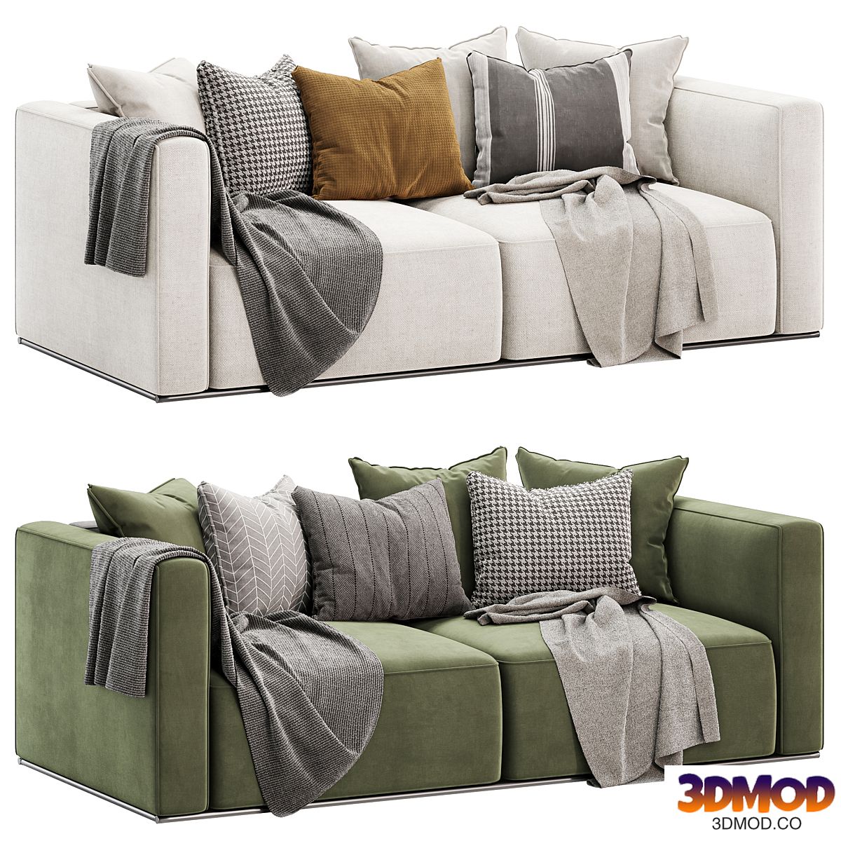 shangai 3 seater sofa by poliform