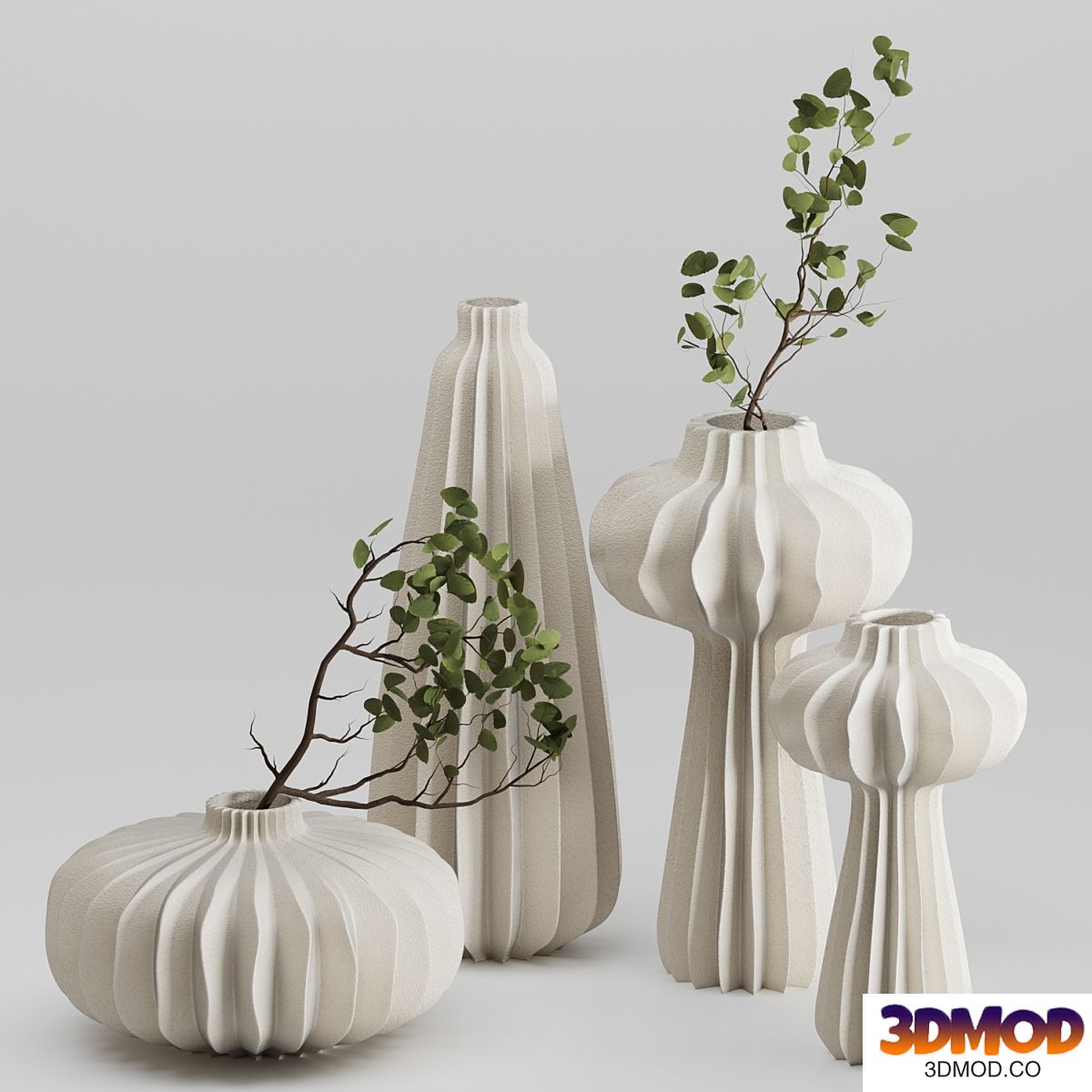 Vase Set 01-Lithos Vases