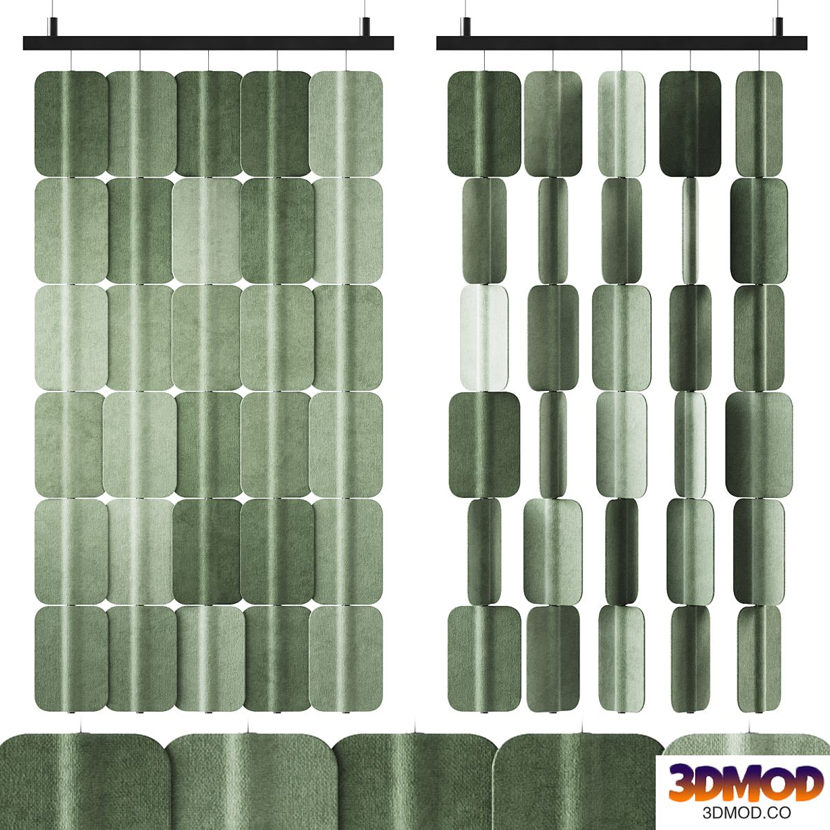 Patch PA H006 x5 Hanging Acoustic Divider by True Design / Acoustic Divider