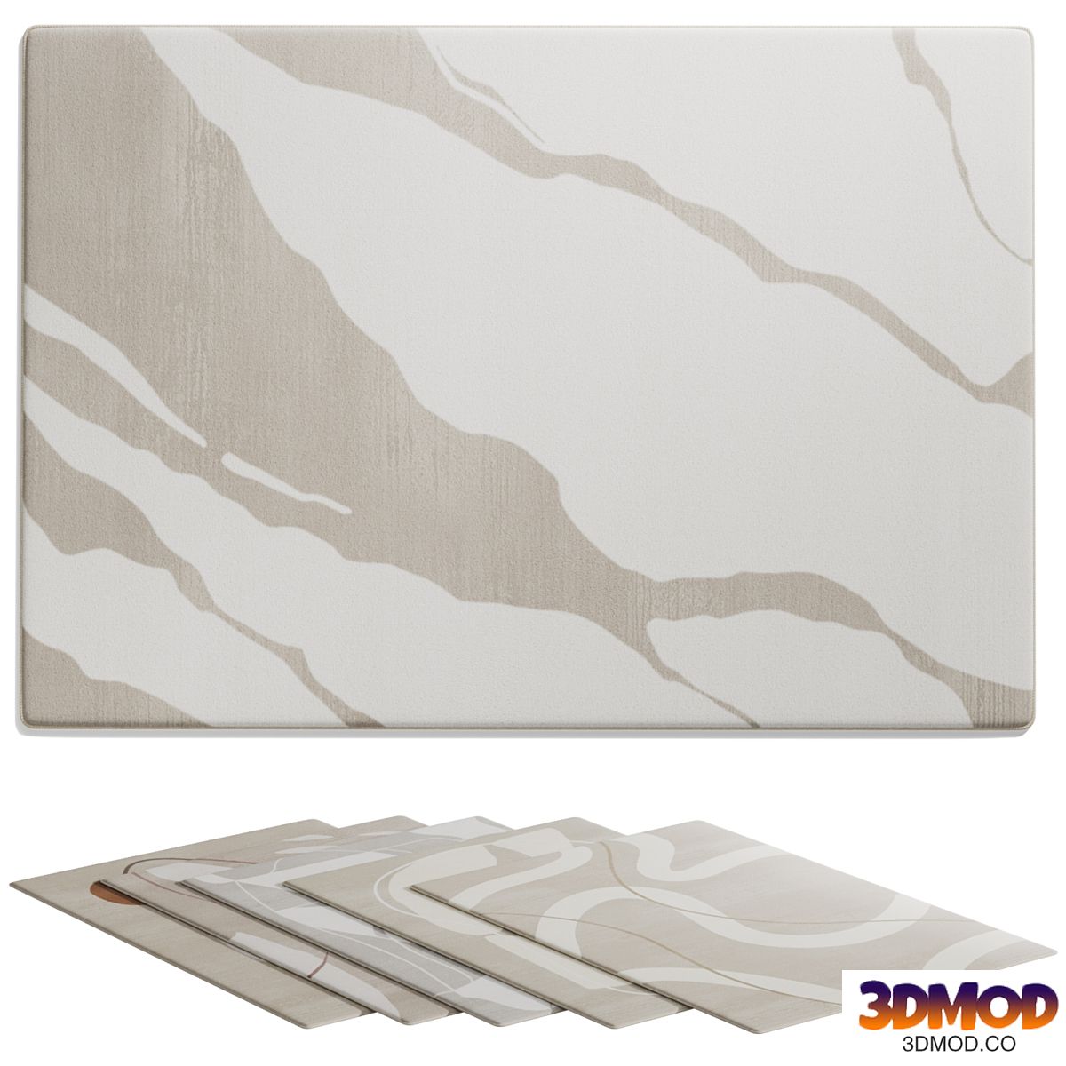 Nordic Wabi-sabi Carpet Set from Aliexpress