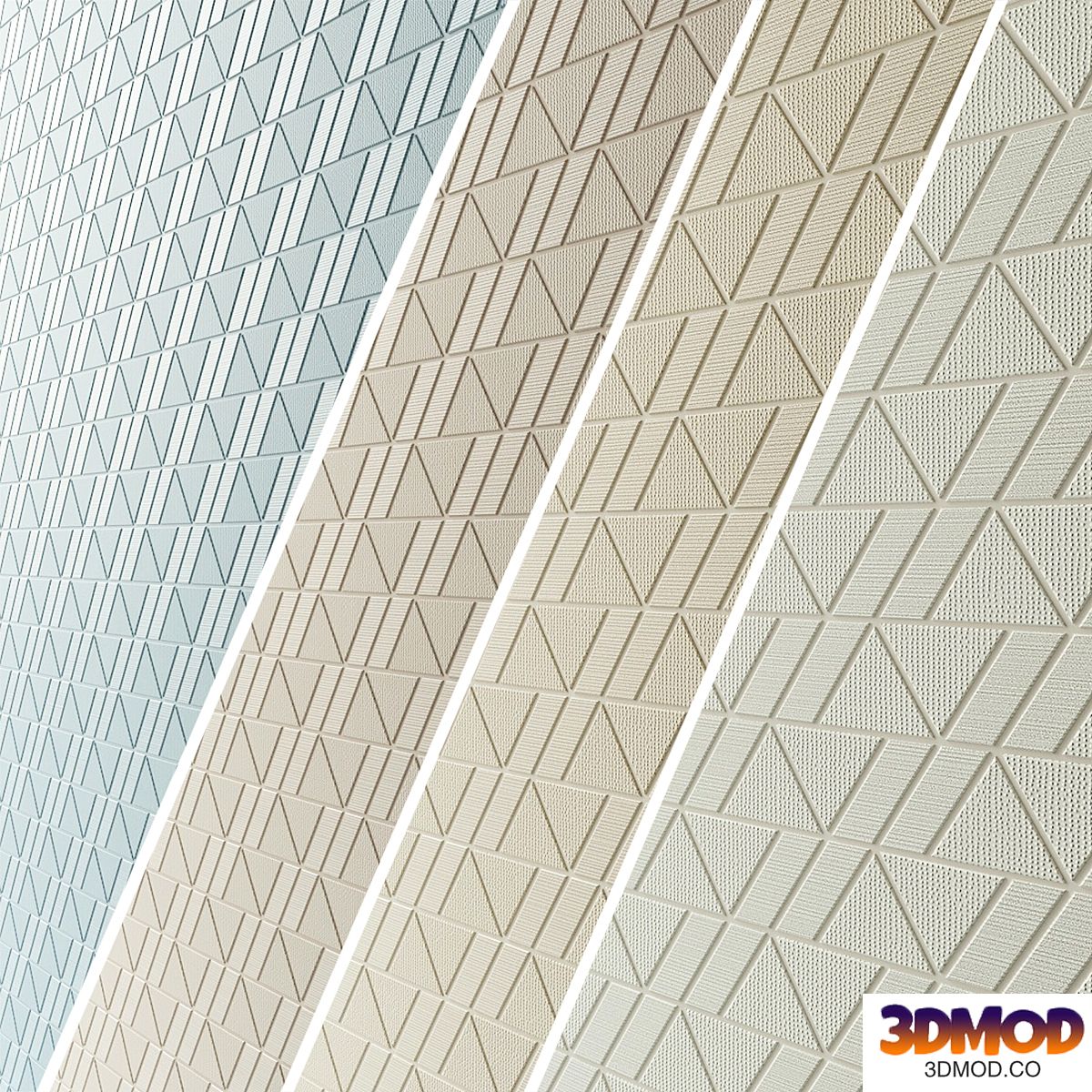 Wall tiles ATLAS CONCORDE, Aplomb. Mosaic Triangle