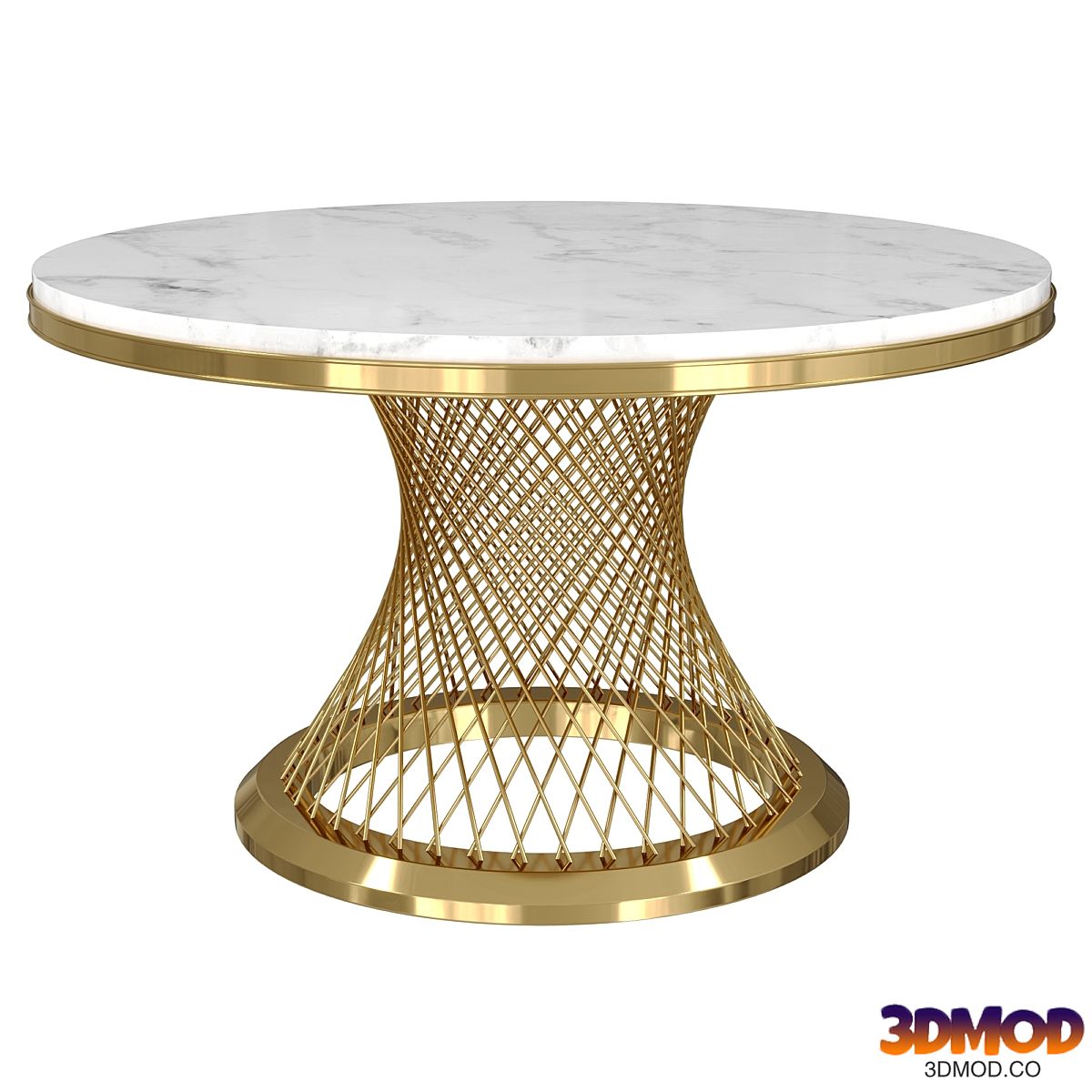 Modern Round Dining Table Stainless Steel Sintered Stone Plinth Tabletop Golden