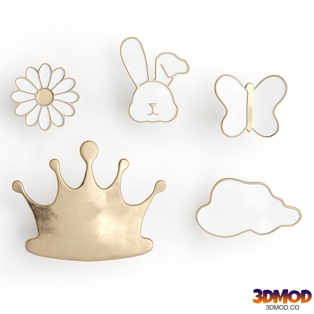 Furniture handles for nursery pullcast