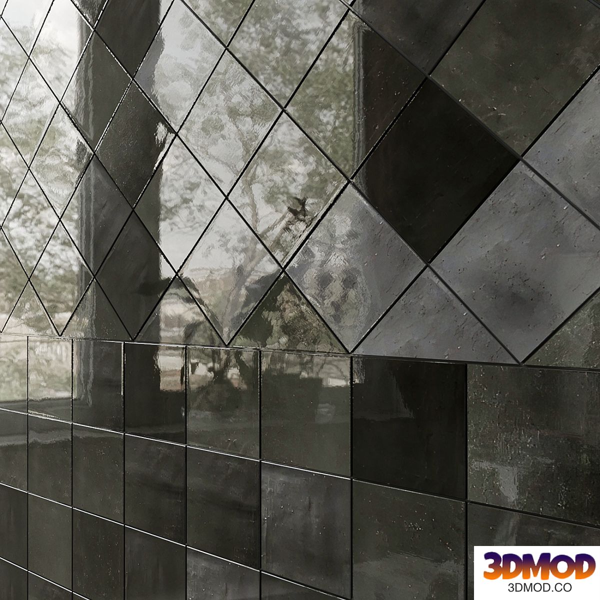 Porcelain Wall & Floor Tile Artisan Mosaic