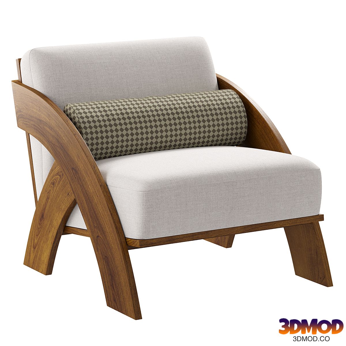 JecksonLoft upholstered wooden chair