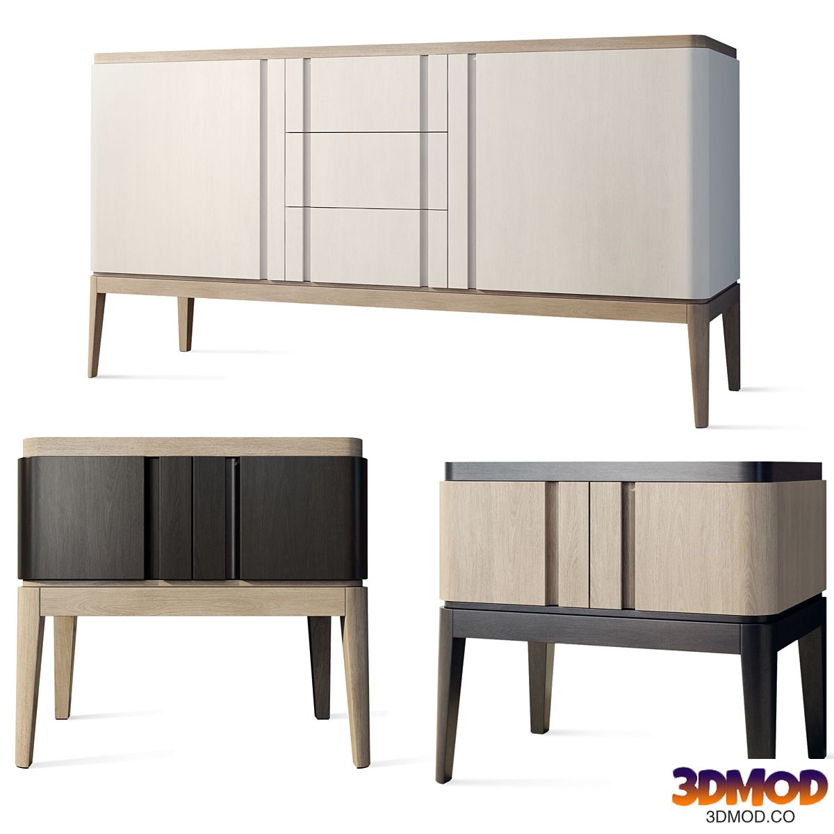 Chest of drawers and bedside table Icons Panormo