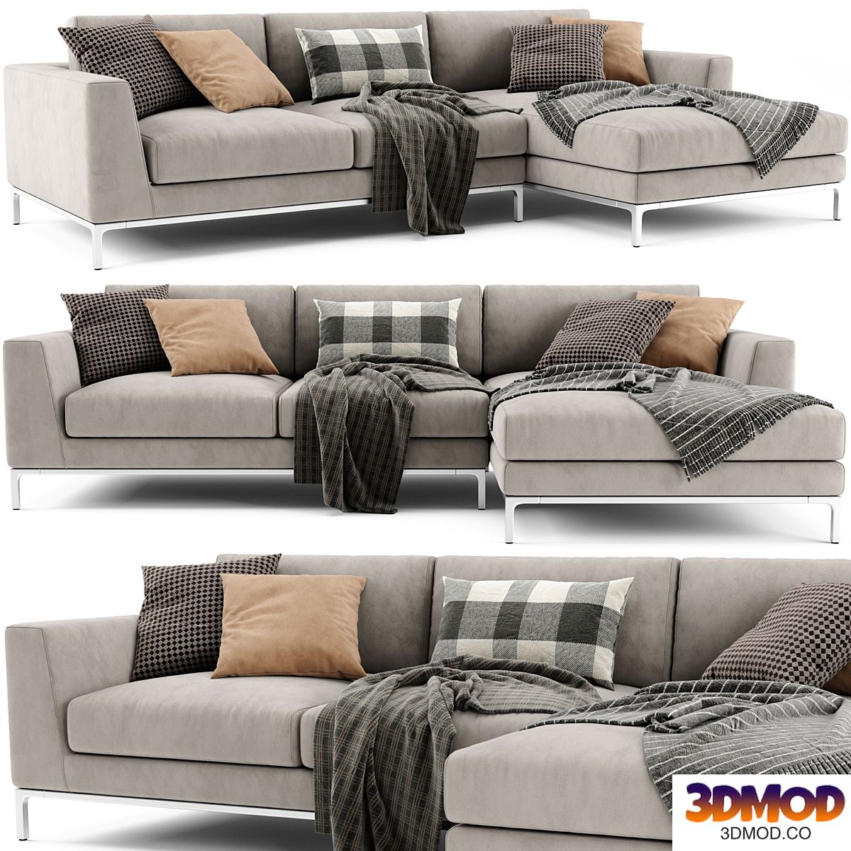 Ditre Italia Artis Chaise Longue Sofa 02