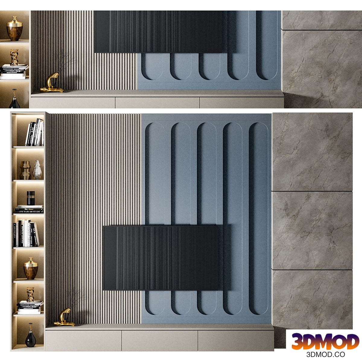 Modern TV Wall 30