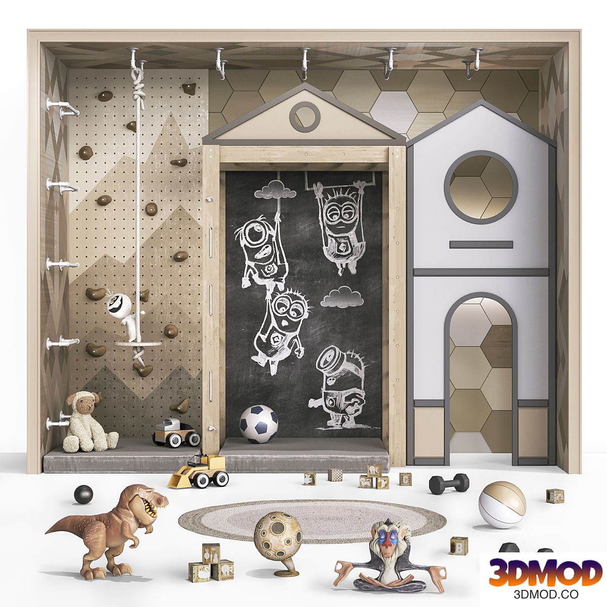 Toys , decor and furniture for nursery 129