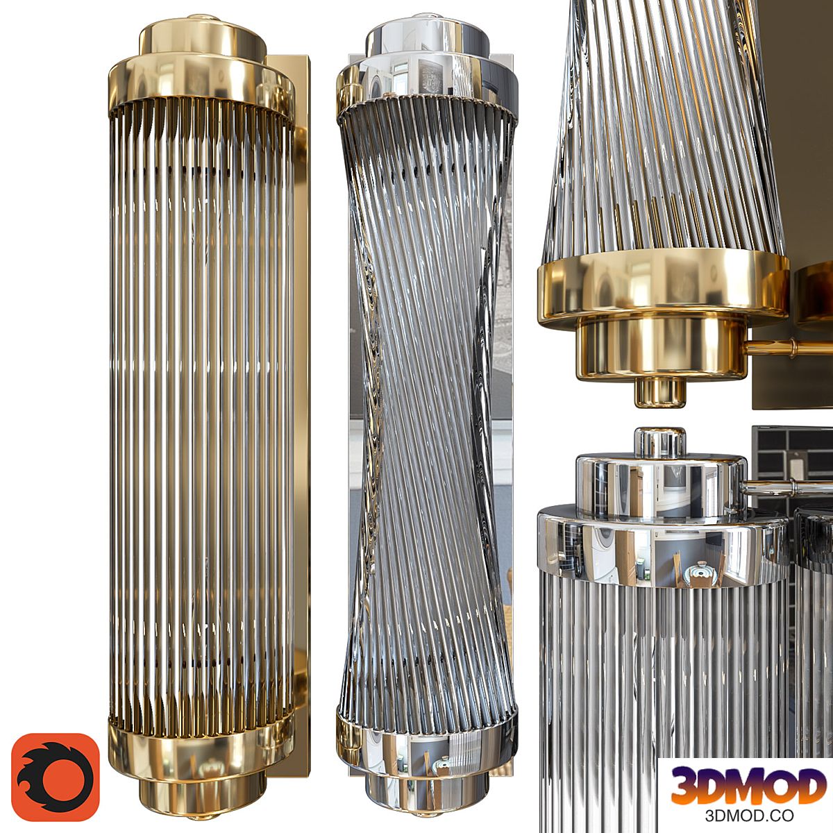 ZUMA LINE Kinkiet SERGIO W0528-02M-V6AC\W0528-02M-B5AC