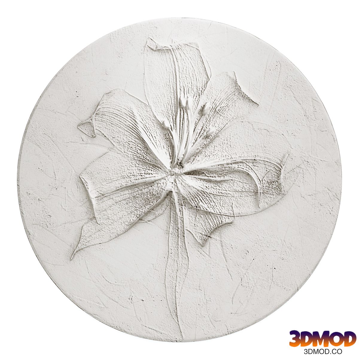 Flower plaster panel 142