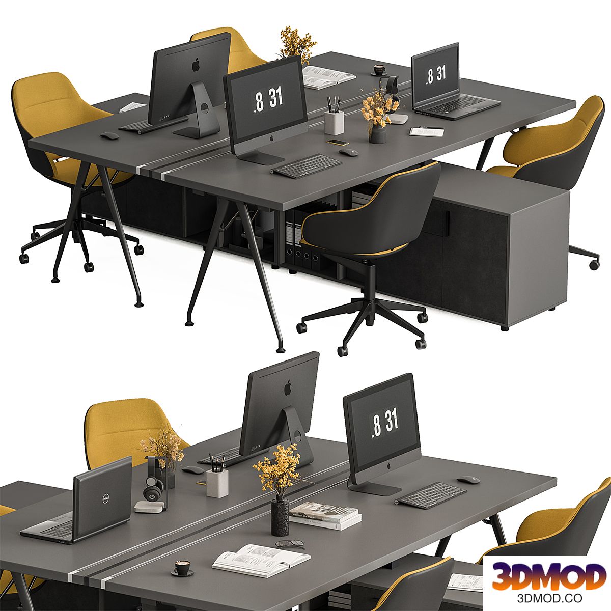 Employee Set - Office Furniture 380