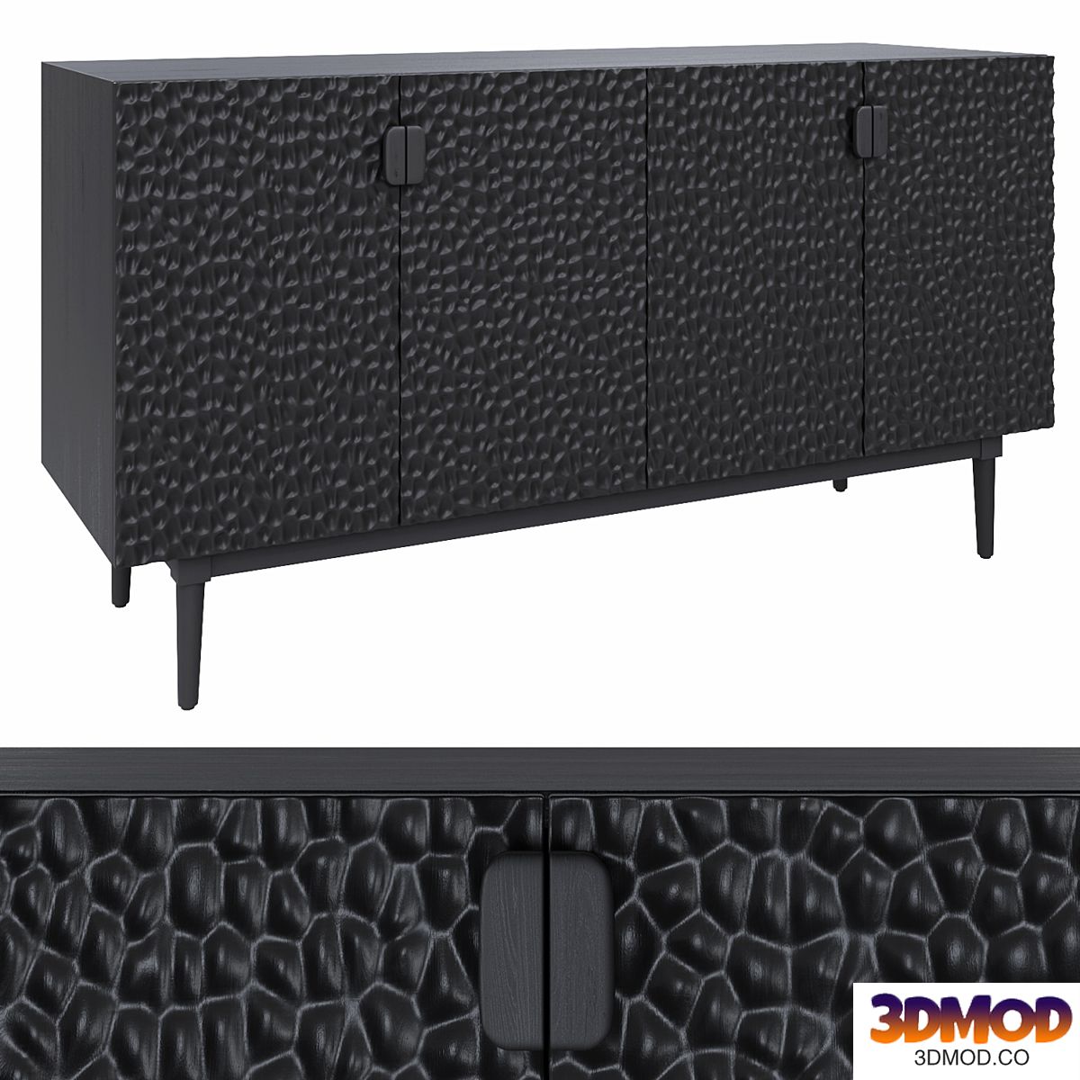 Tribalt La Redoute solid mango sideboard