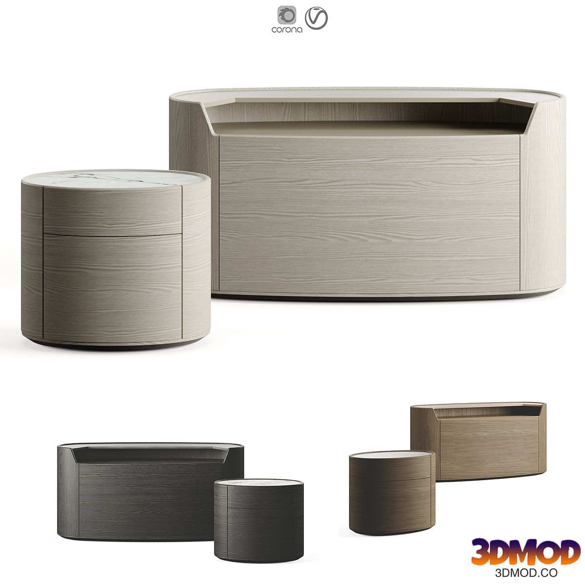 Poliform Kelly Collection With Plint