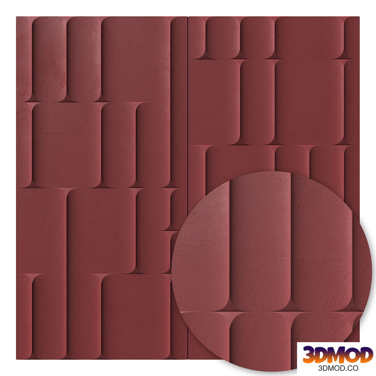 Decorative panel Inkiostro Bianco MOTIVO