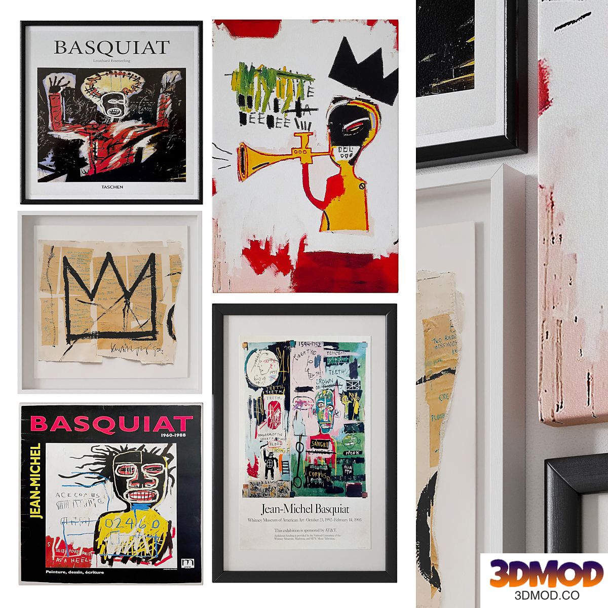 Set of paintings / Basquiat