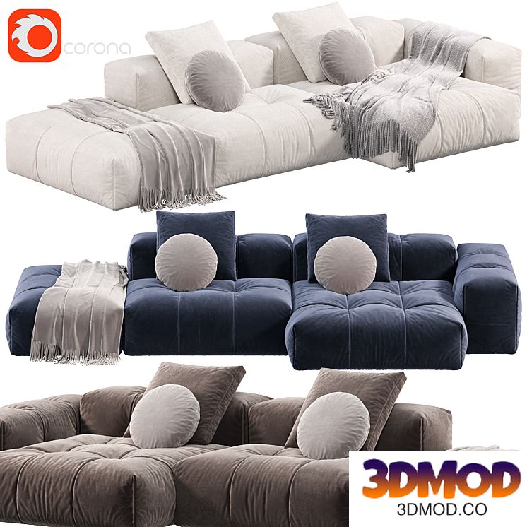 PIXEL Sofa by Saba Italia 4, sofas