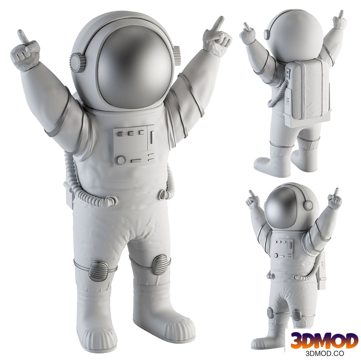 Space man sculpture