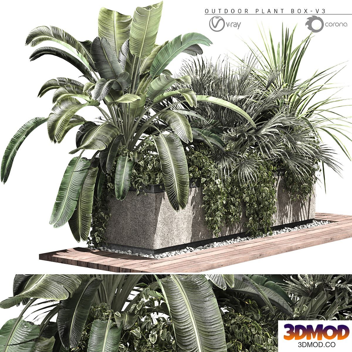 OUTDOOR PLANT BOX-V3