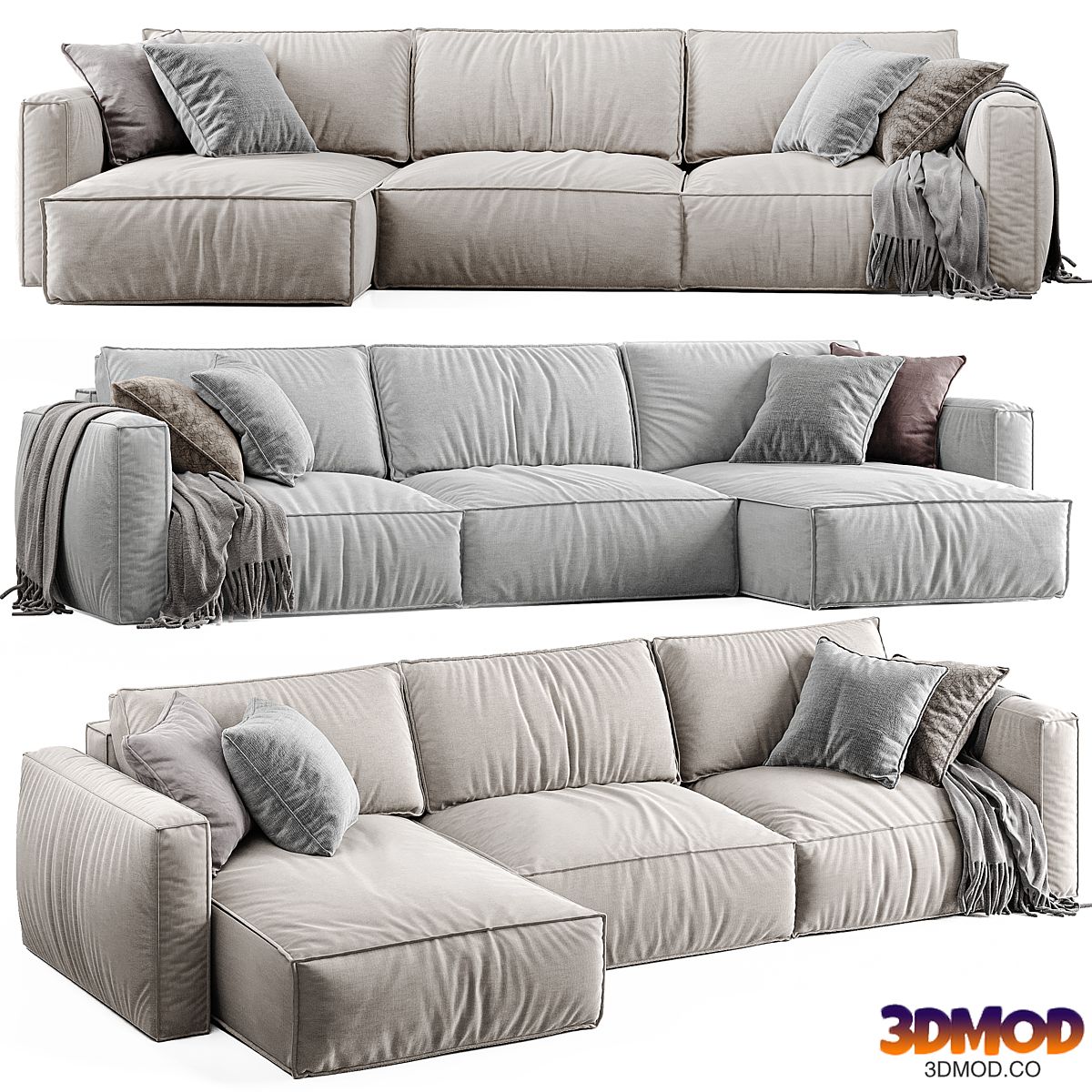 Sofa Ebi -2 corner | Corner Loft sofa