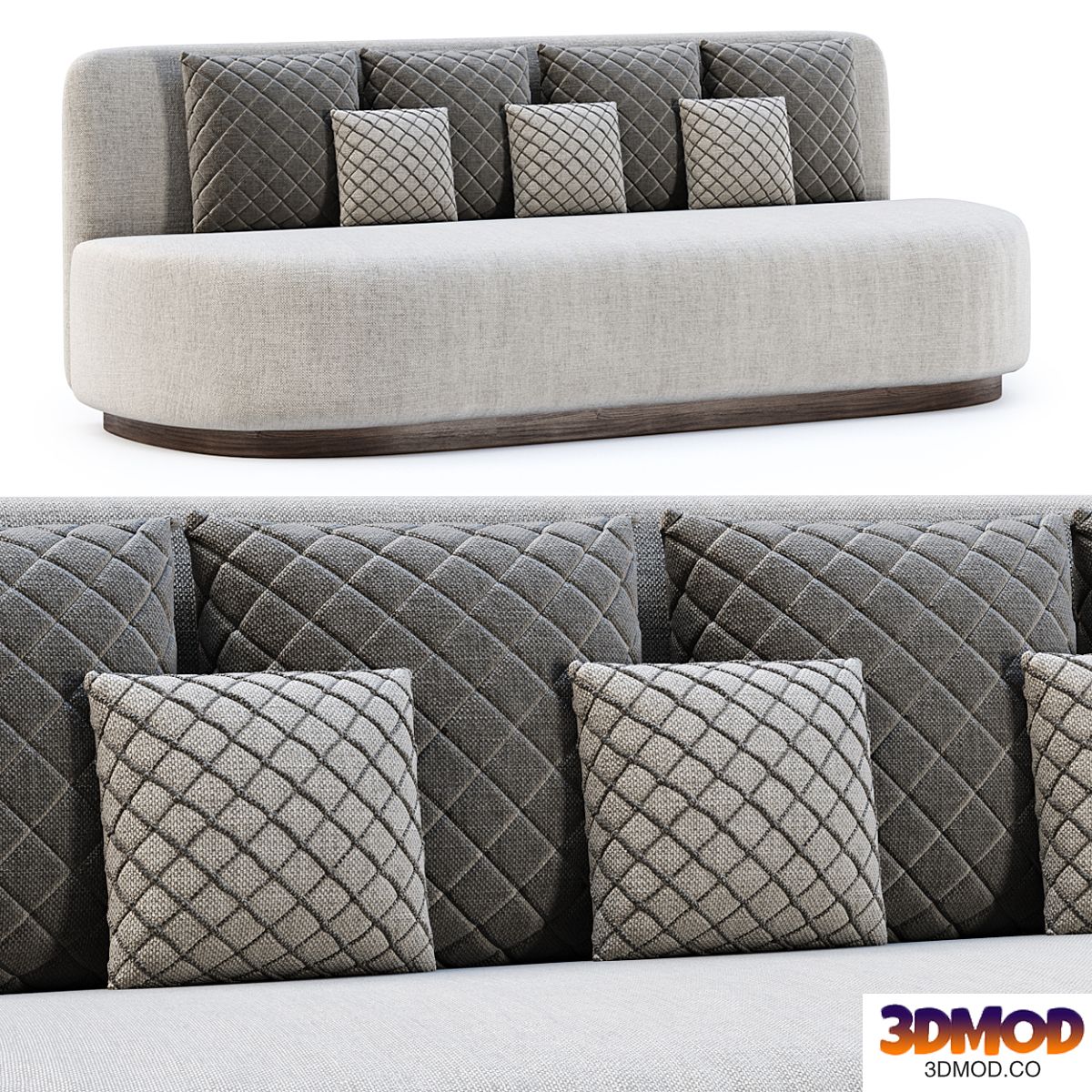 Stefa restaurant double seat sofa SCD22 by Bpoint Design