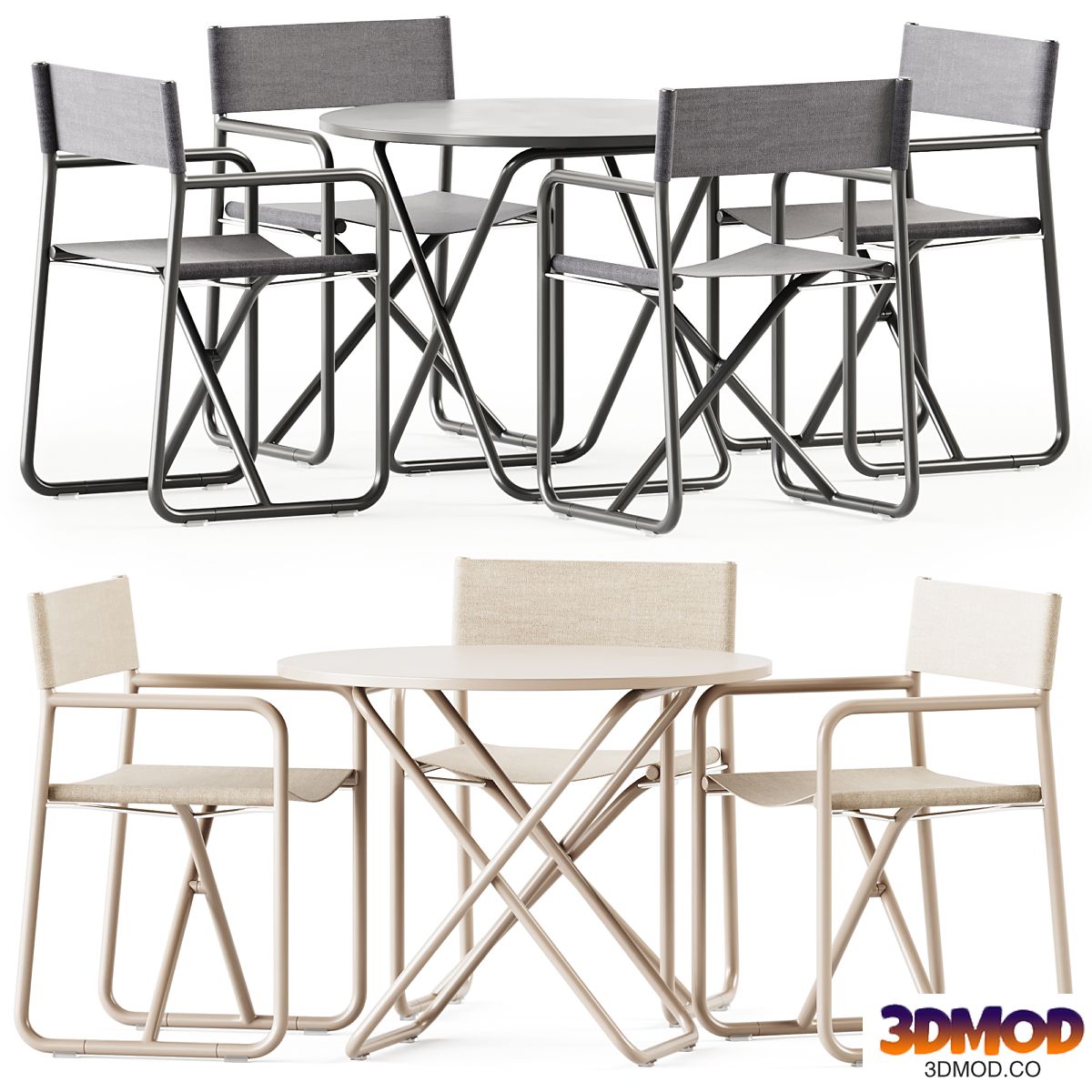 Trip Folding Table and Chair by Diabla / Garden Set