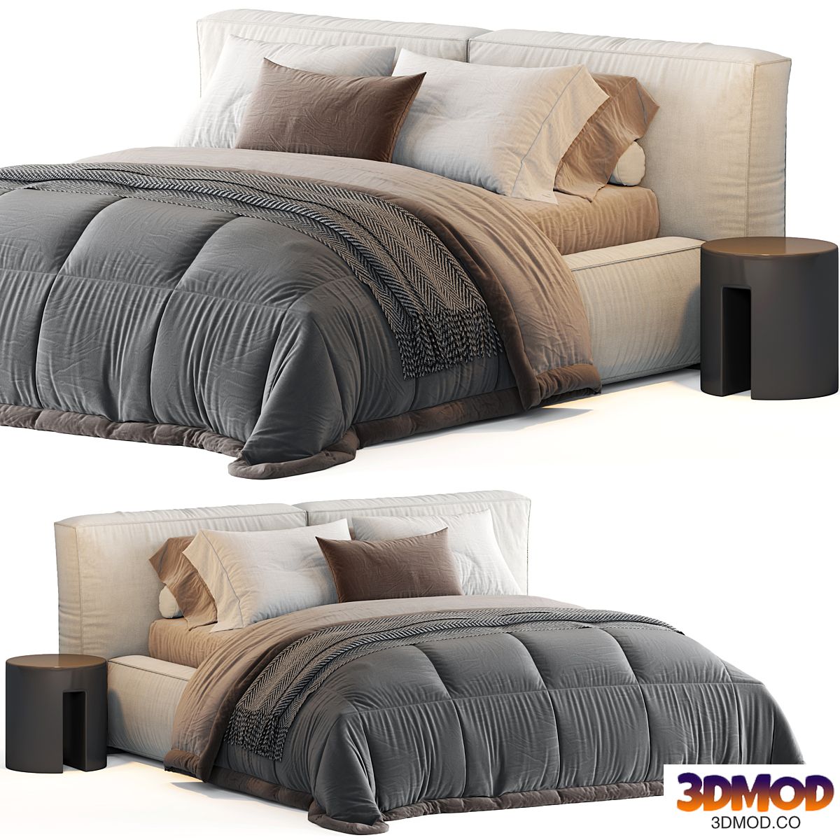 RH Teen Sona Upholstered Platform Bed